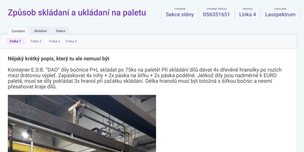 Postup pro vyřízení požadavků od zákazníka